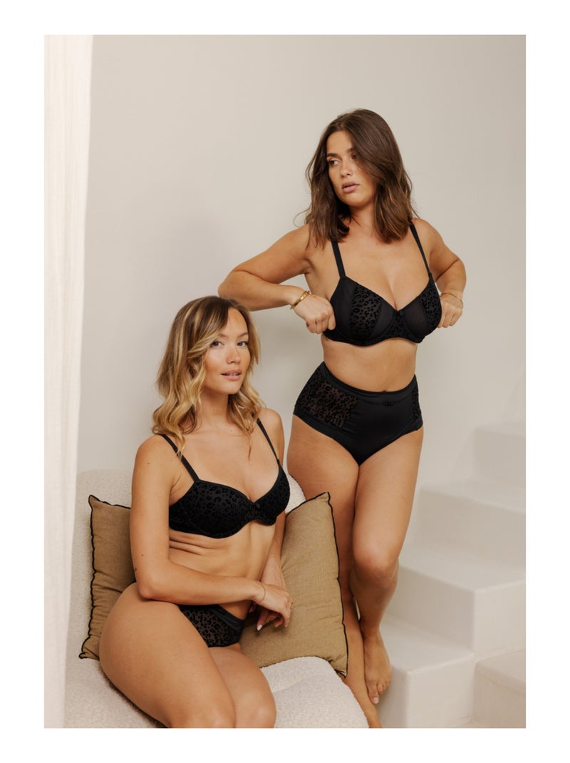 Tanga Ciméa Noir - Kiabi