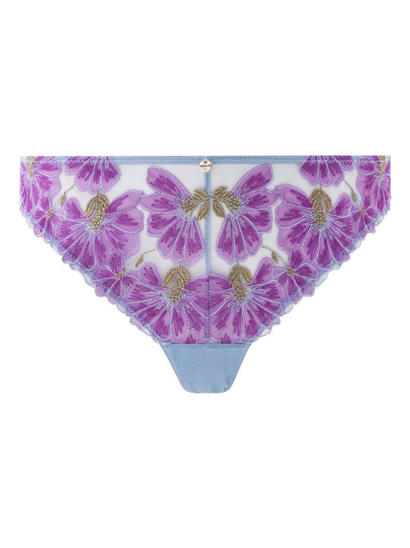 Tanga CLEMENCE - Morgan Lingerie Bleu - Kiabi