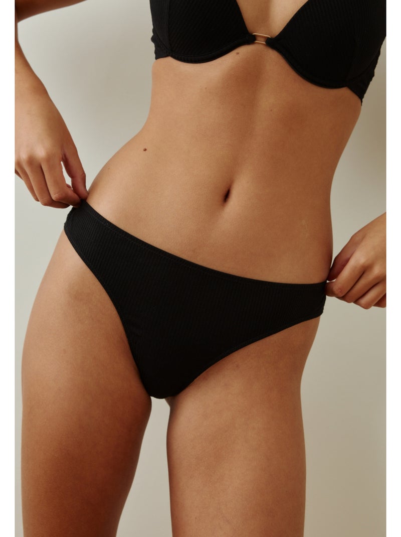 Tanga colombe Noir - Kiabi