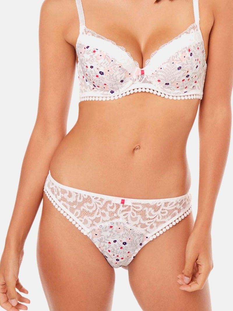 Tanga DANSE AVEC MOI - Pomm'Poire Rose - Kiabi