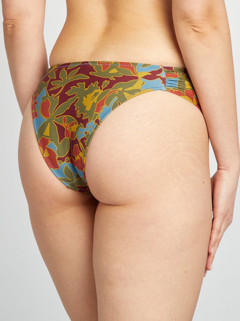 Tanga de bain multicolore Multicolore - Kiabi