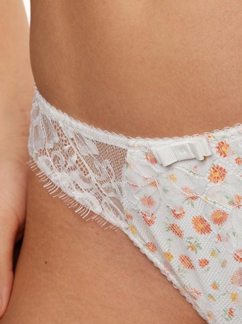 Tanga DÉFILÉ - Brigitte Bardot Lingerie - Kiabi