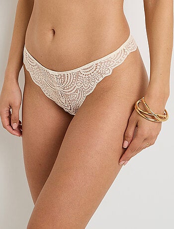 Tanga dentelle Dentelle - RougeGorge Lingerie