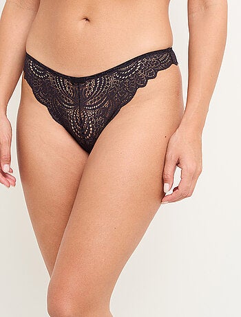 Tanga dentelle Dentelle - RougeGorge Lingerie