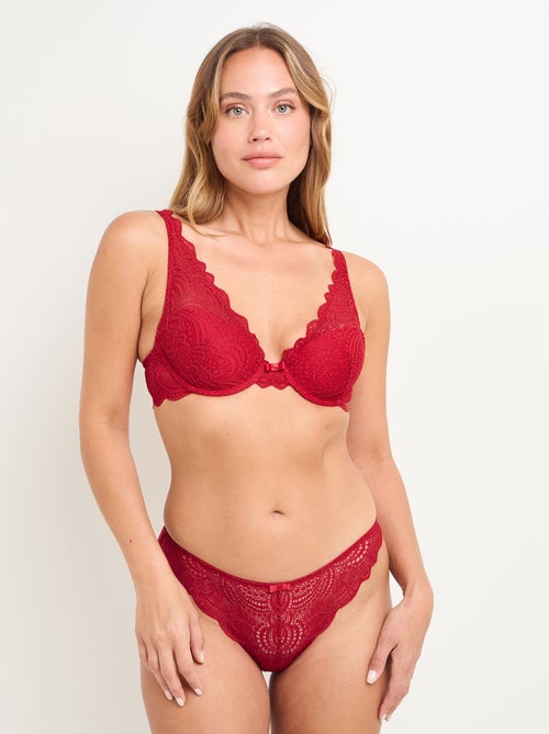 Tanga dentelle Dentelle - RougeGorge Lingerie - Kiabi
