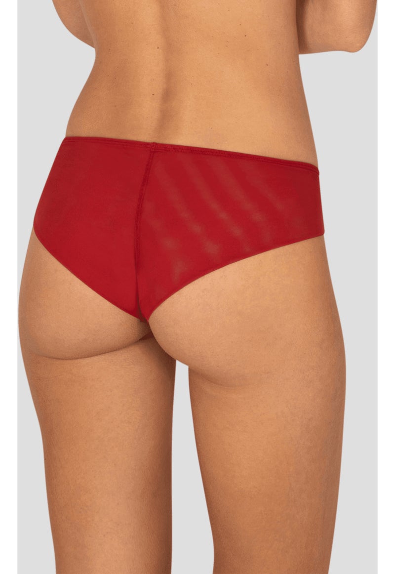 Tanga DENTELLE ENVOÛTANTE Rouge - Kiabi