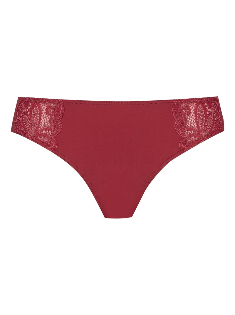 Tanga DENTELLE ENVOÛTANTE Rouge - Kiabi
