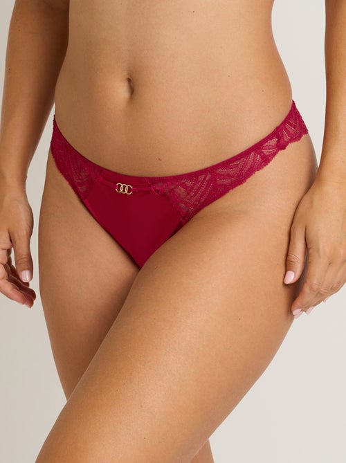 Tanga dentelle Femme - RougeGorge Lingerie - Kiabi