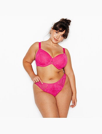 Tanga dentelle Hermine+ - RougeGorge Lingerie