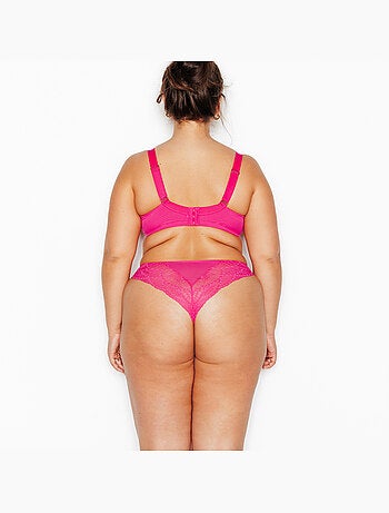 Tanga dentelle Hermine+ - RougeGorge Lingerie