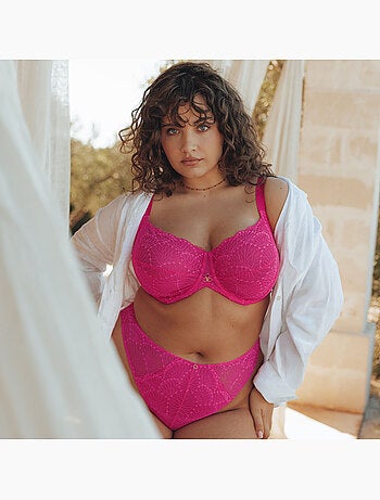 Tanga dentelle Hermine+ - RougeGorge Lingerie