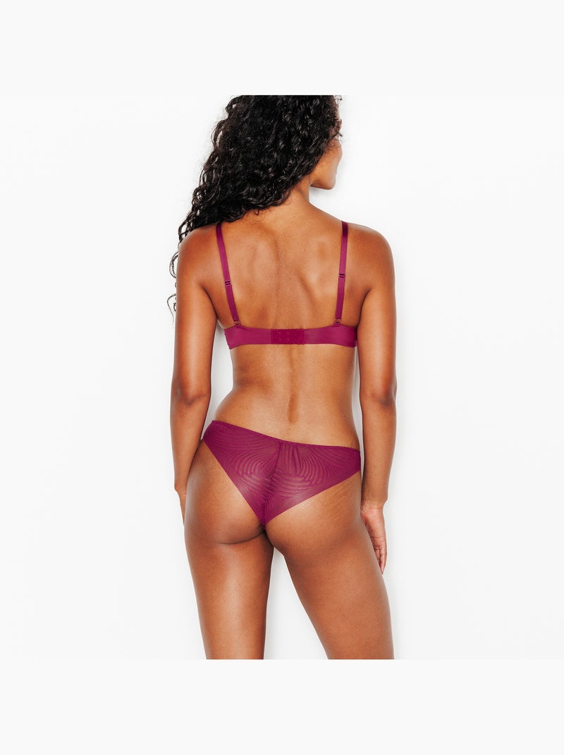 Tanga dentelle janice - rougegorge lingerie Violet - Kiabi