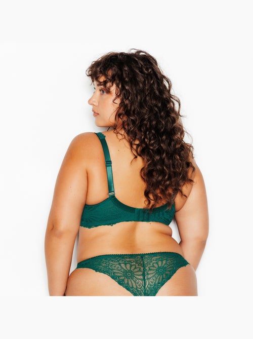 Tanga dentelle jannel - rougegorge lingerie - Kiabi