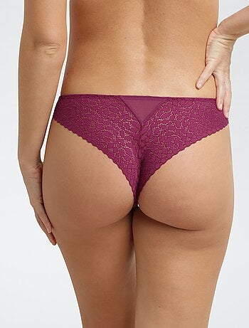 Tanga 'Dim' en dentelle