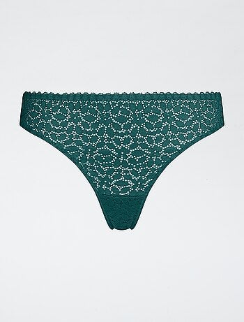 Tanga 'Dim' en dentelle