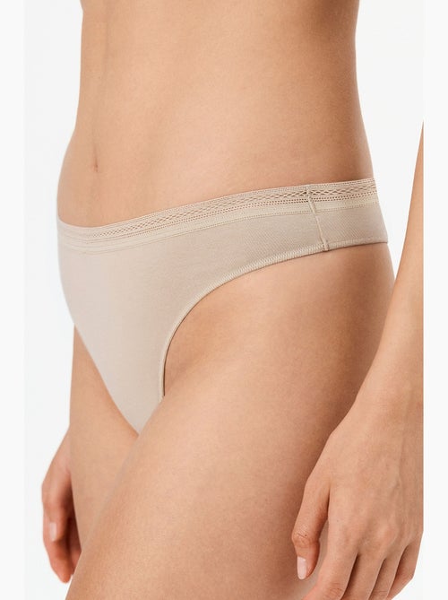 Tanga easy en coton femme penti - Kiabi Tanga easy en coton femme penti - Kiabi