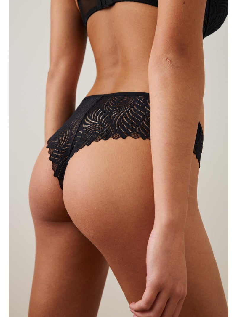 Tanga emmanuelle Noir - Kiabi