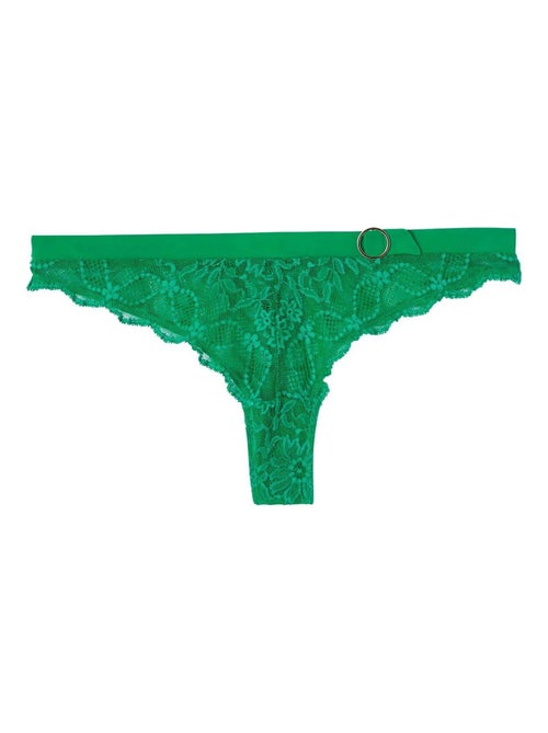 Tanga en dentelle française TOKYO - Camille Cerf & Pomm'Poire - Kiabi