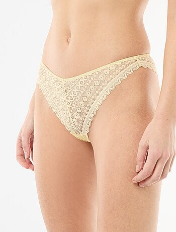 Tanga en dentelle