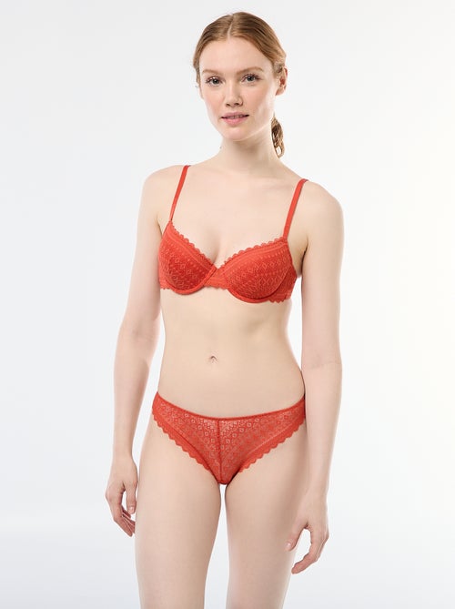 Tanga en dentelle - Kiabi