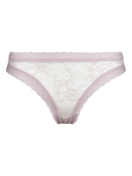 Tanga en dentelle Romance - Kiabi