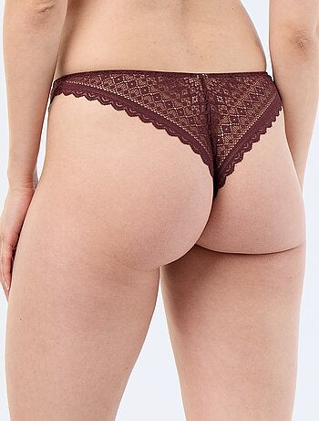Tanga en dentelle