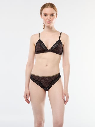 Tanga en microfibre imprimé