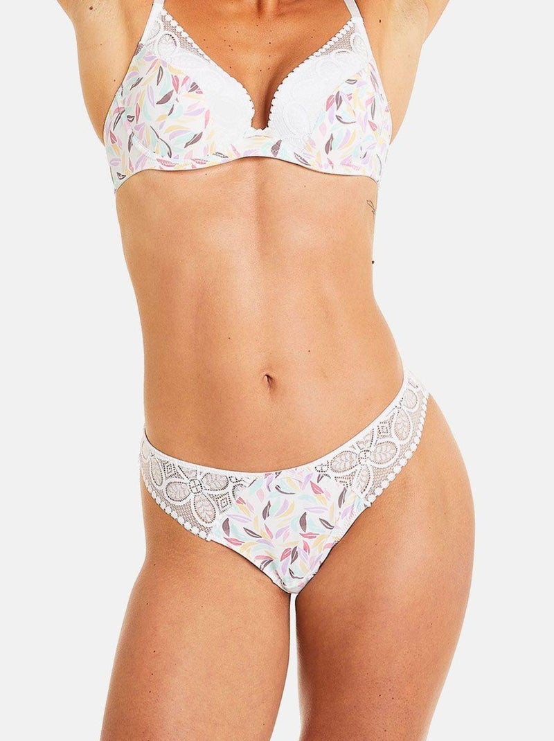Tanga ENTRACTE - Pomm'Poire Multicolore - Kiabi