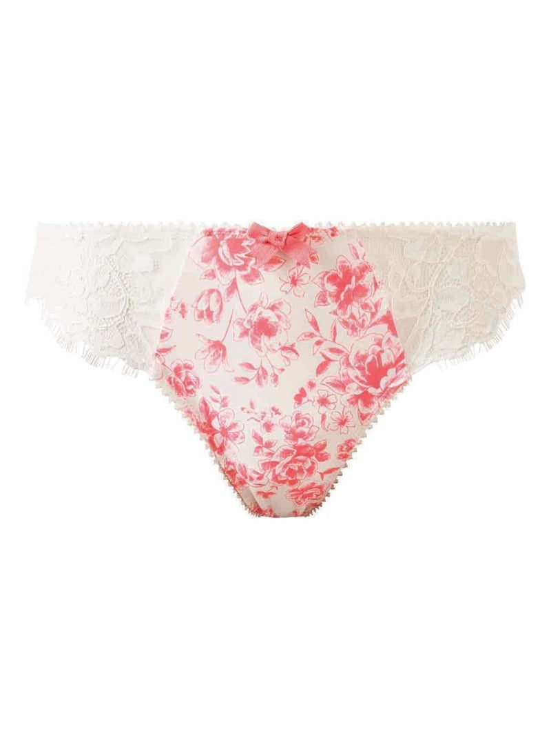 Tanga ETOFFE - Brigitte Bardot Lingerie Blanc - Kiabi