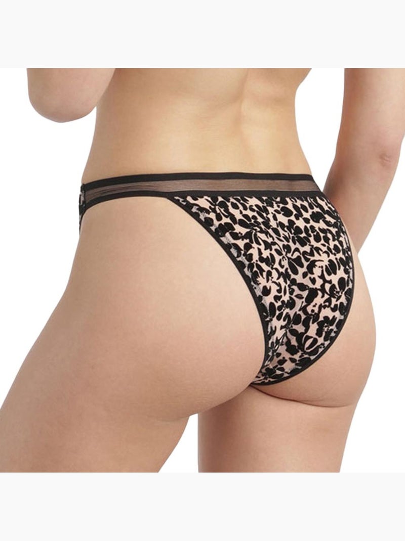 Tanga Femme Noir - Kiabi
