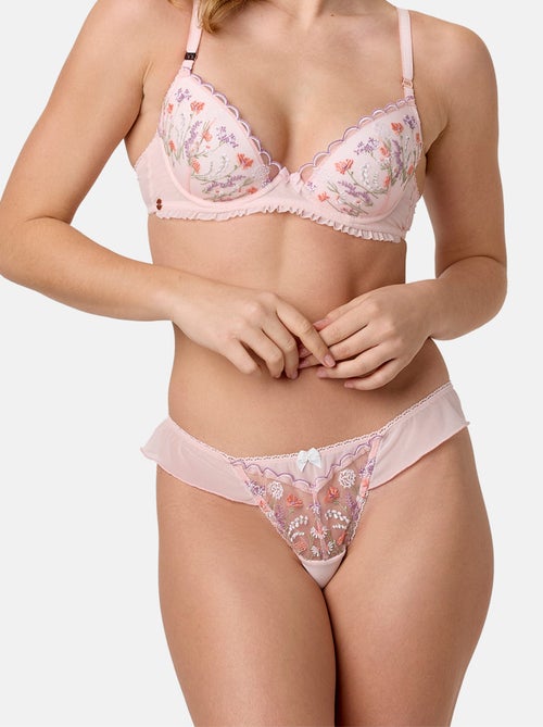 Tanga FLORAISON - Brigitte Bardot Lingerie - Kiabi