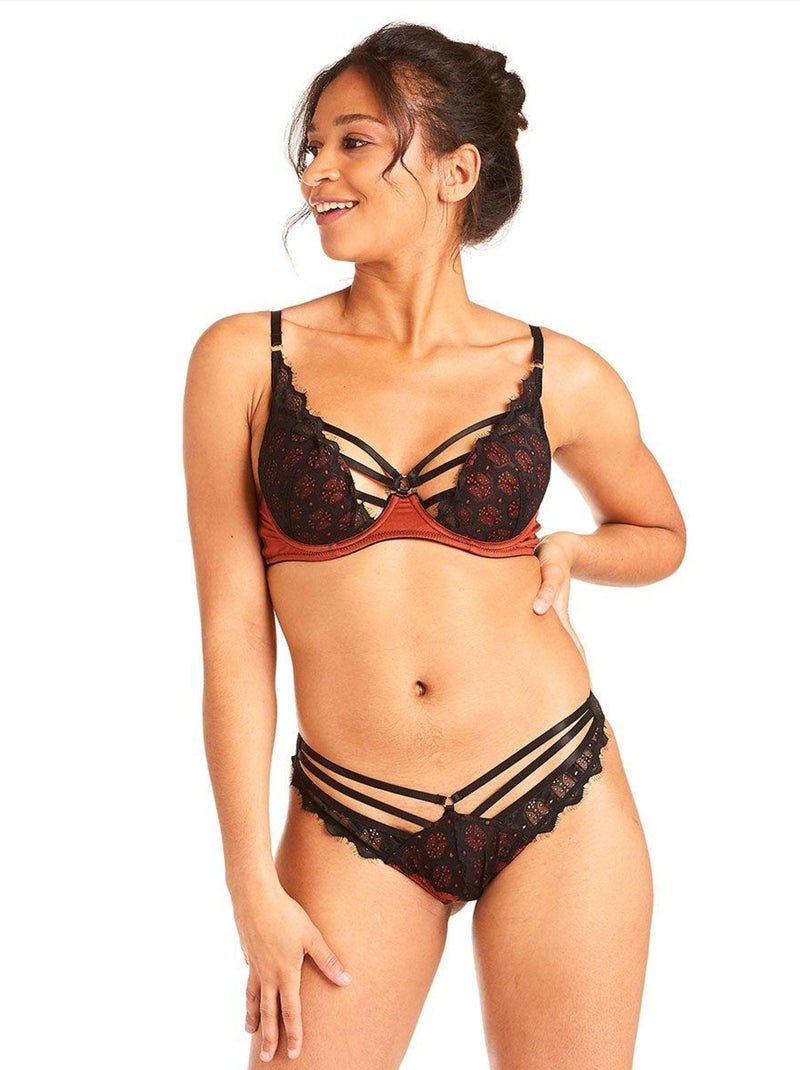 Tanga FOUDRE - Pomm'Poire Marron - Kiabi