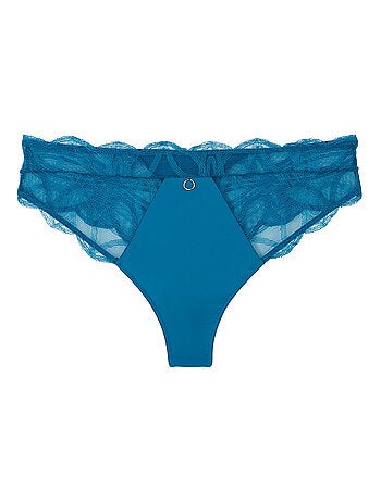 Tanga grande taille dentelle Deborah - RougeGorge Lingerie
