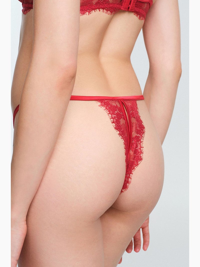 Tanga henna femme penti Rouge - Kiabi