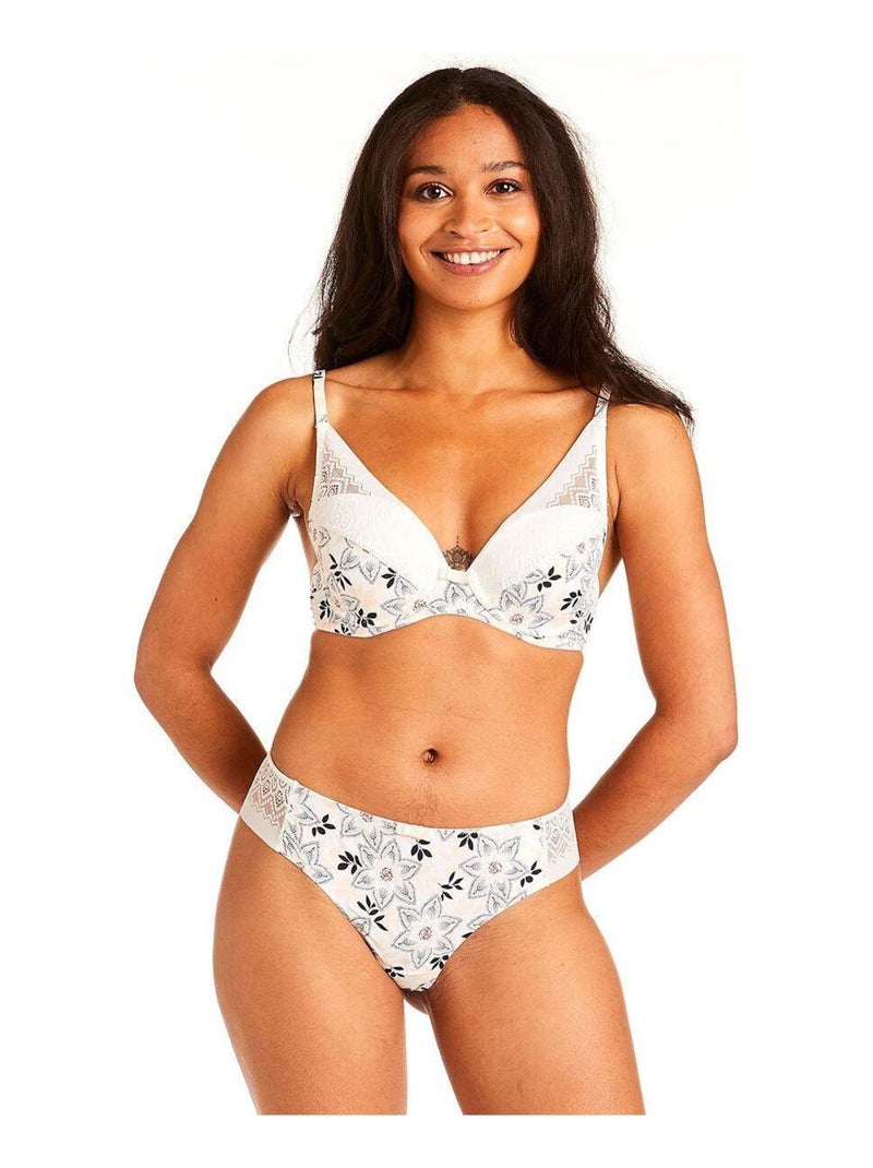 Tanga IMPERATRICE - Pomm'Poire Blanc - Kiabi