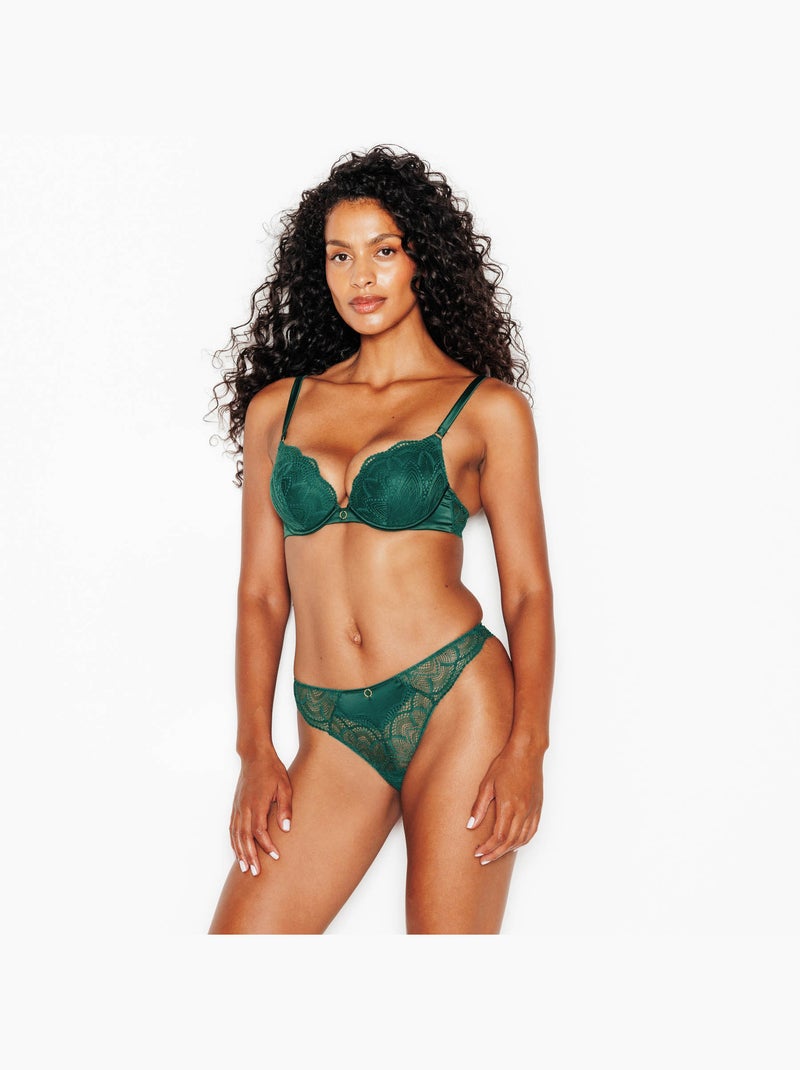 Tanga inouie - rougegorge lingerie Vert - Kiabi