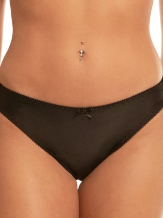 Tanga invisible en microfibre Synergie Noir