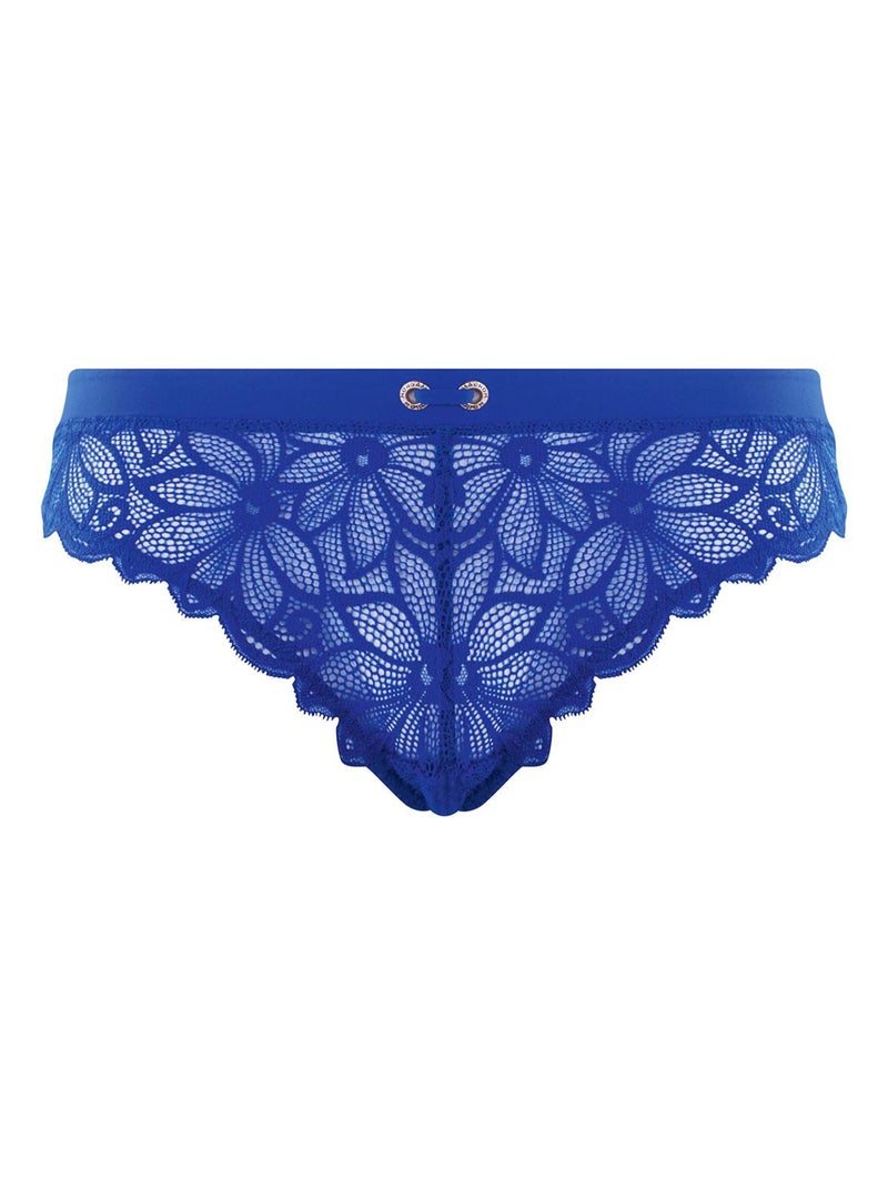Maillot De Bain Tanga Bleu RAE Taille S - Occasion Très Bon état