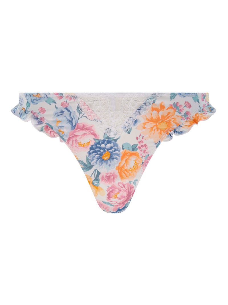 Tanga JARDIN - Brigitte Bardot Lingerie Blanc - Kiabi