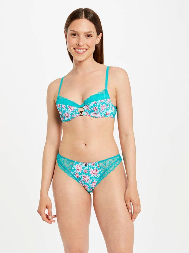 Tanga JUSTINE - Morgan Bleu turquoise - Kiabi