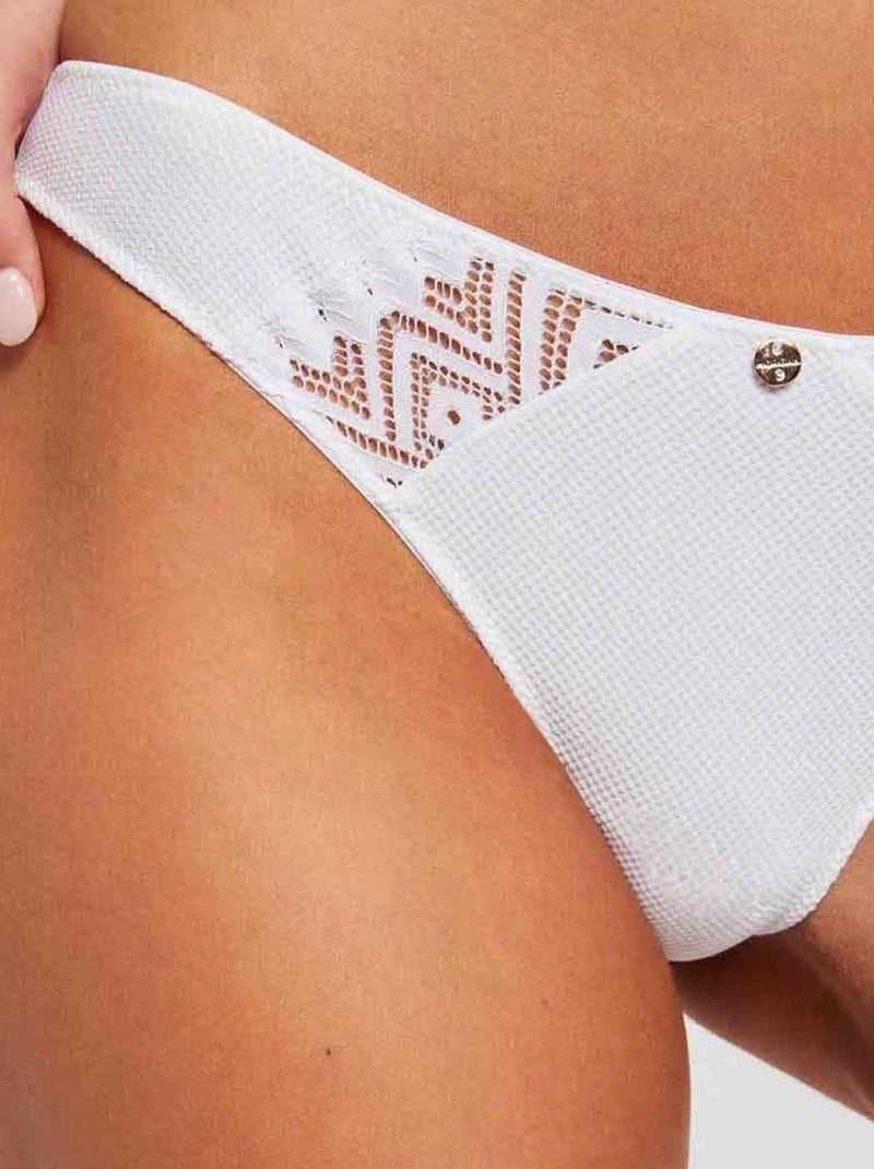 Tanga KIM - Morgan Lingerie Blanc - Kiabi