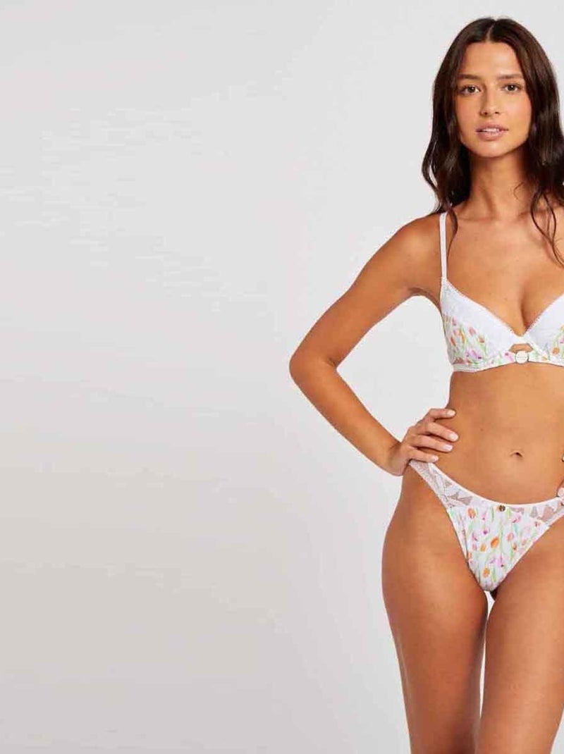 Tanga LINA - Morgan Lingerie Multicolore - Kiabi