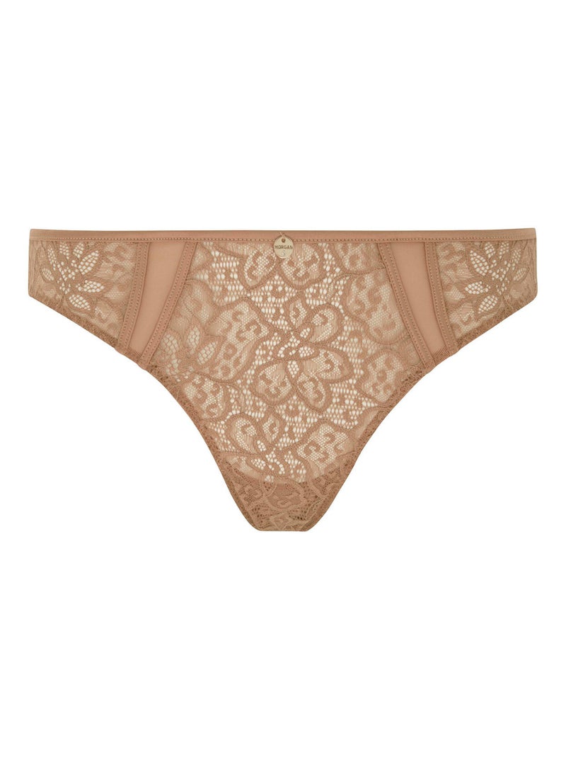 Tanga LOUNA - Morgan Lingerie Beige - Kiabi