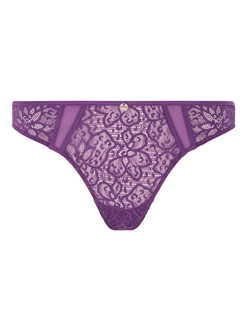 Tanga LOUNA - Morgan Lingerie Violet - Kiabi