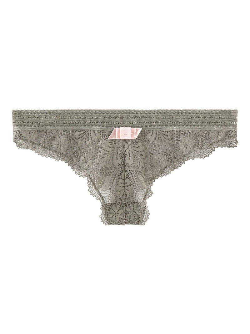 Tanga LOVE POWER - Pomm'Poire Gris - Kiabi