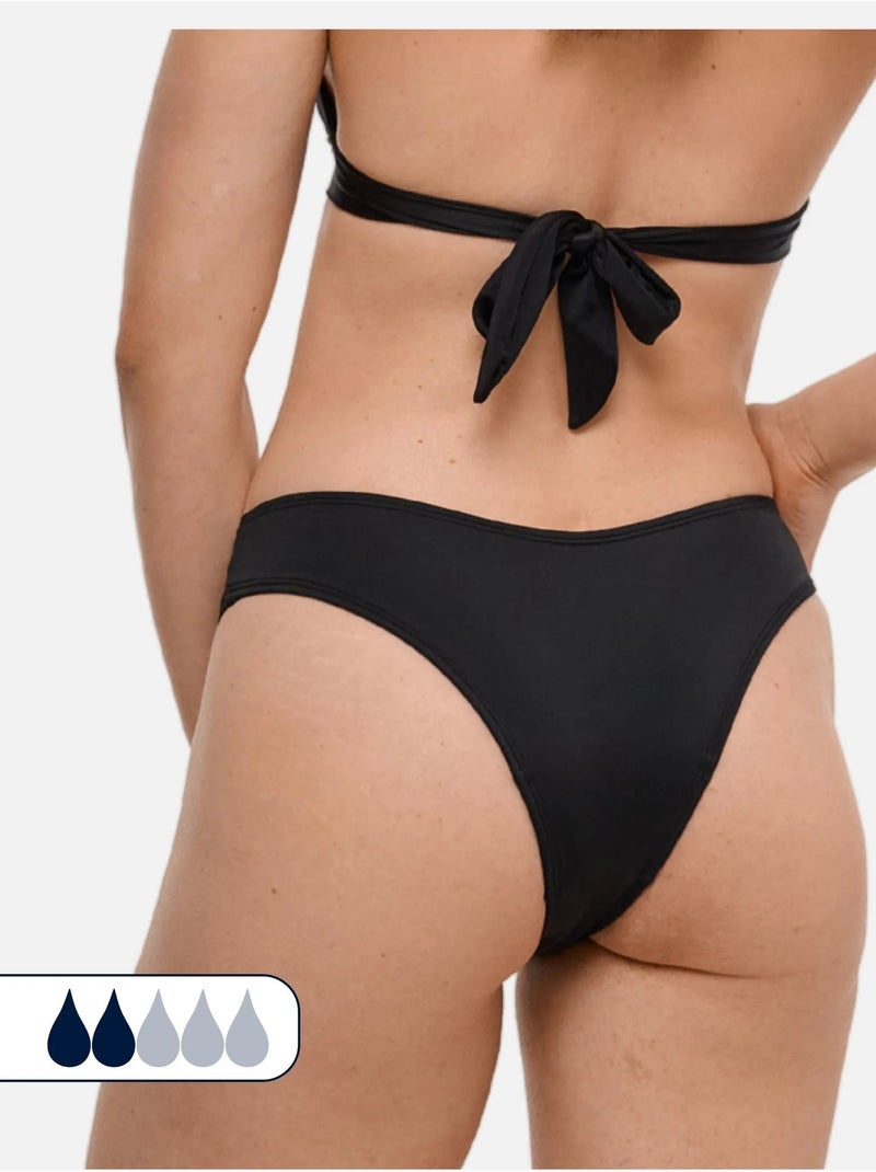 Tanga Maillot de Bain Menstruel Femme Flux Léger Mila