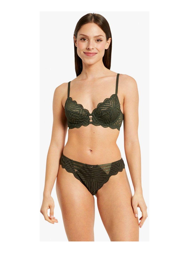 Tanga MARIANNE - Morgan Lingerie Vert - Kiabi
