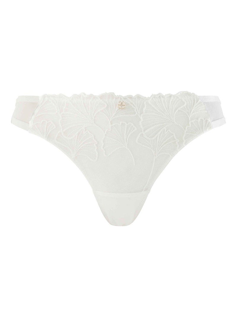 Tanga MAUD - Morgan Lingerie Blanc - Kiabi