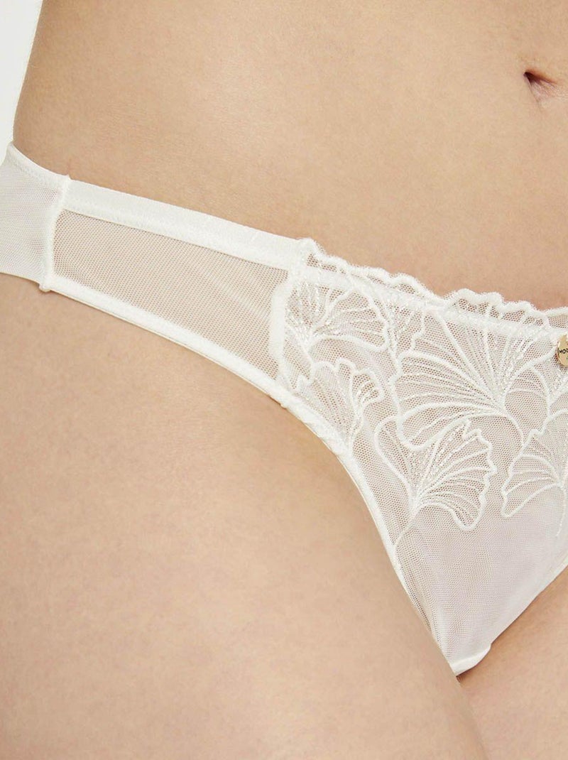 Tanga MAUD - Morgan Lingerie Blanc - Kiabi