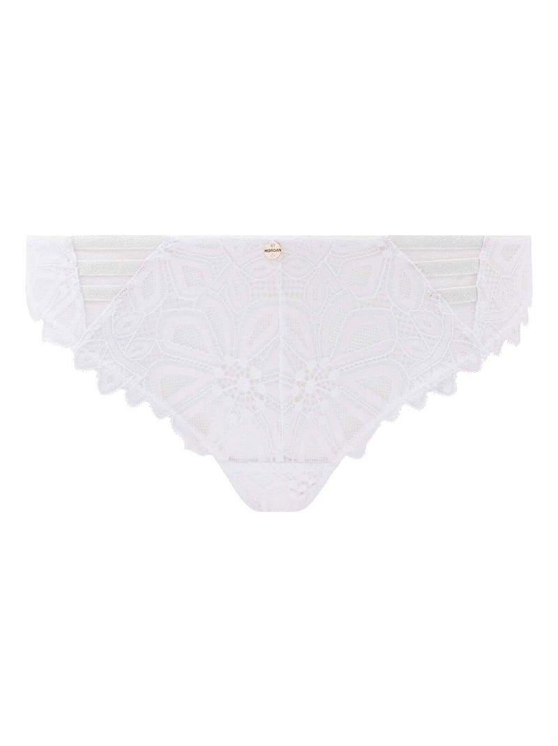 Tanga MELISSA - Morgan Lingerie Blanc - Kiabi